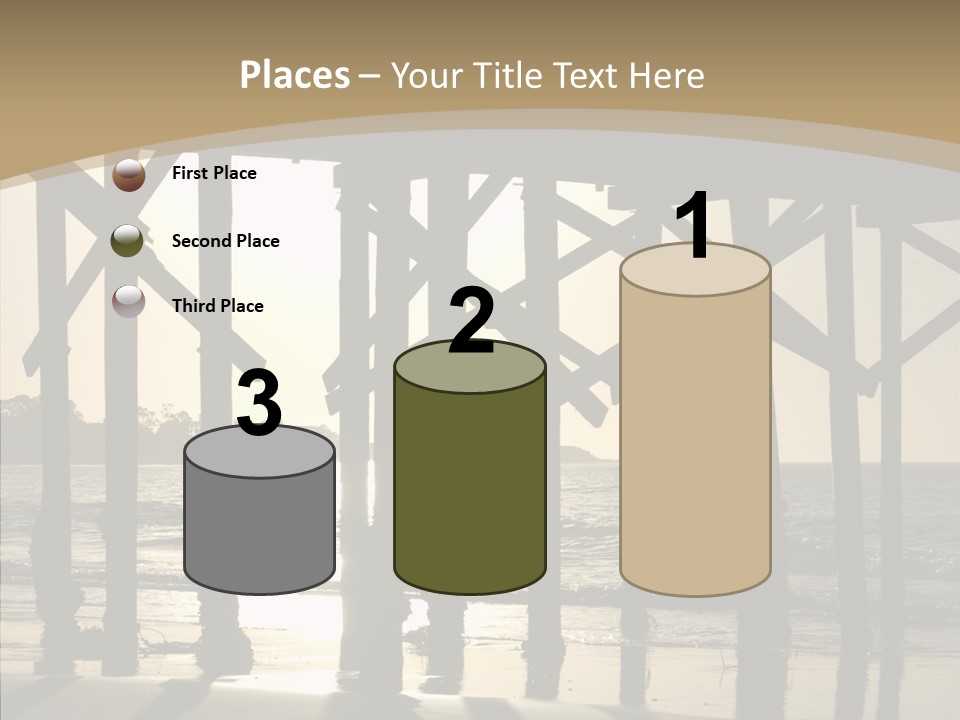 California Structure Outdoors PowerPoint Template
