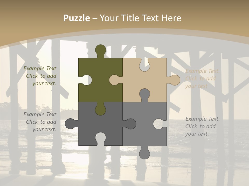 California Structure Outdoors PowerPoint Template