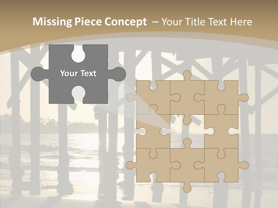 California Structure Outdoors PowerPoint Template