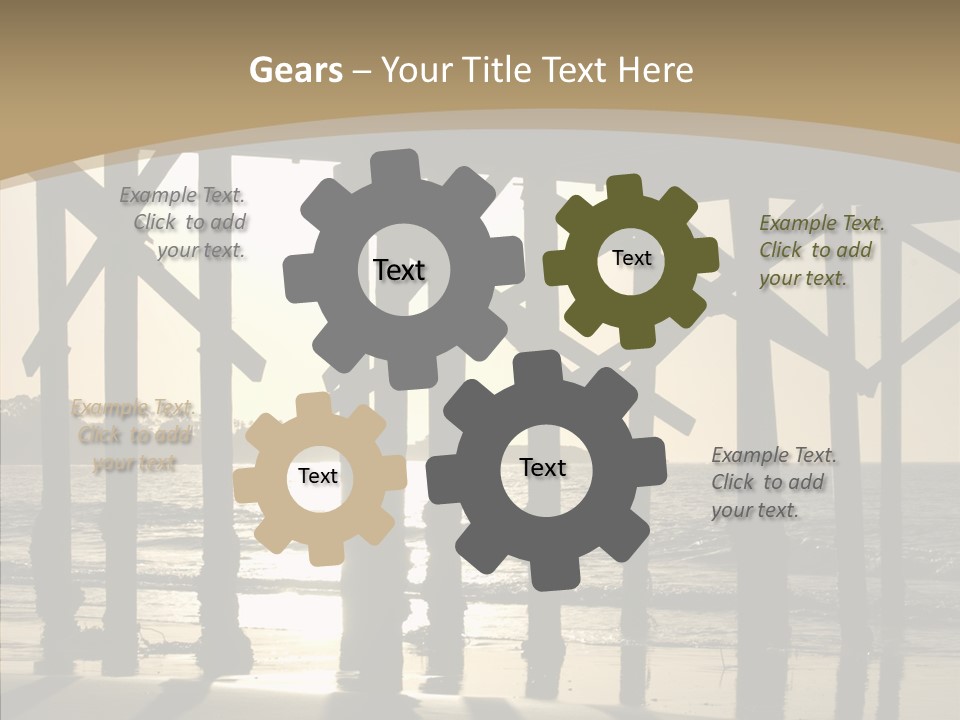 California Structure Outdoors PowerPoint Template