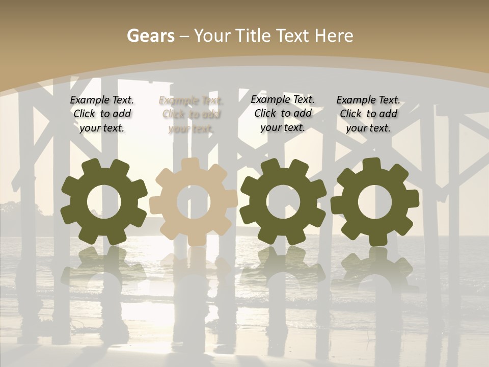California Structure Outdoors PowerPoint Template