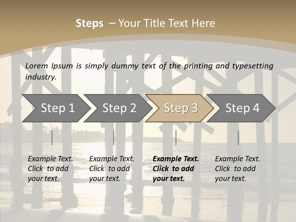 California Structure Outdoors PowerPoint Template