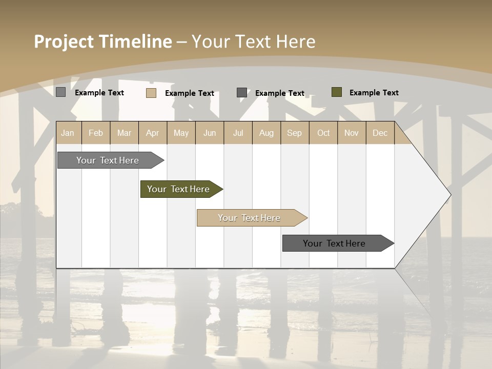 California Structure Outdoors PowerPoint Template