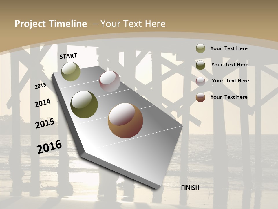 California Structure Outdoors PowerPoint Template