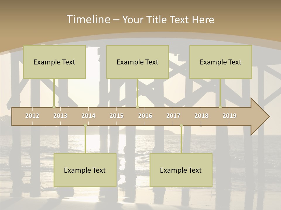 California Structure Outdoors PowerPoint Template
