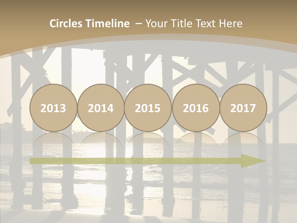 California Structure Outdoors PowerPoint Template