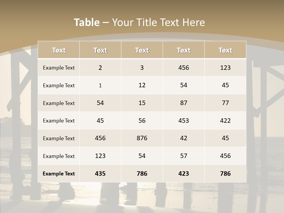 California Structure Outdoors PowerPoint Template