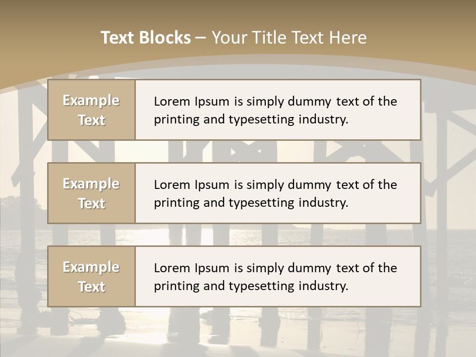 California Structure Outdoors PowerPoint Template