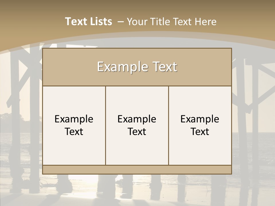 California Structure Outdoors PowerPoint Template