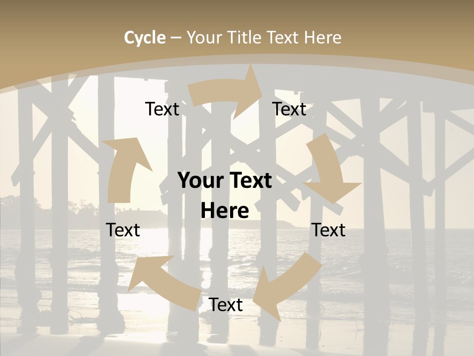 California Structure Outdoors PowerPoint Template