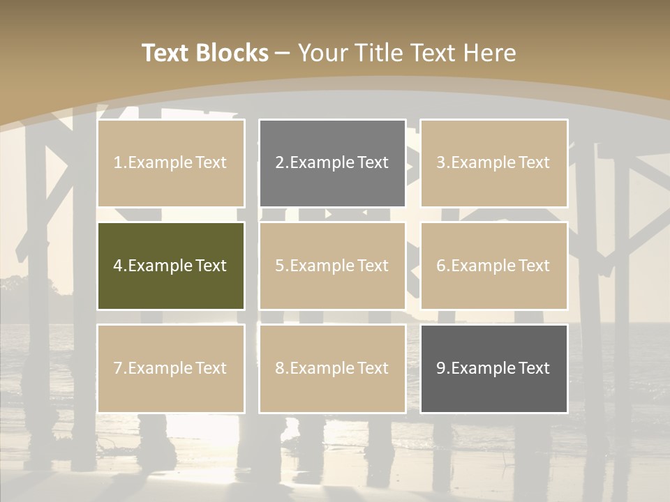 California Structure Outdoors PowerPoint Template