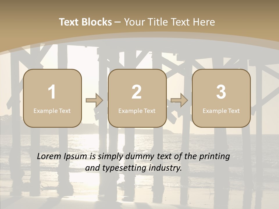 California Structure Outdoors PowerPoint Template