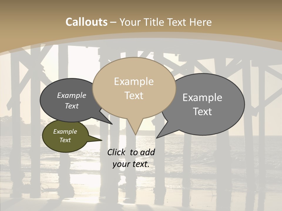 California Structure Outdoors PowerPoint Template