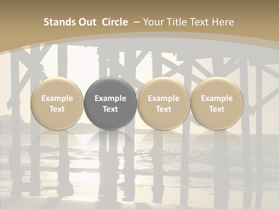 California Structure Outdoors PowerPoint Template