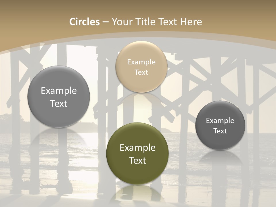 California Structure Outdoors PowerPoint Template