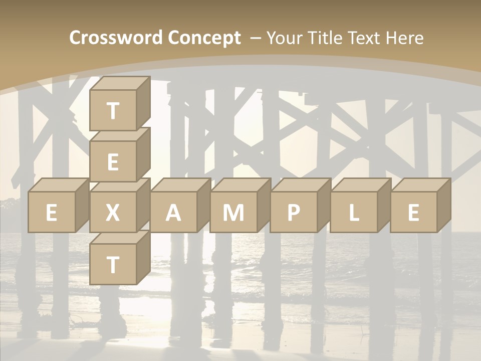 California Structure Outdoors PowerPoint Template