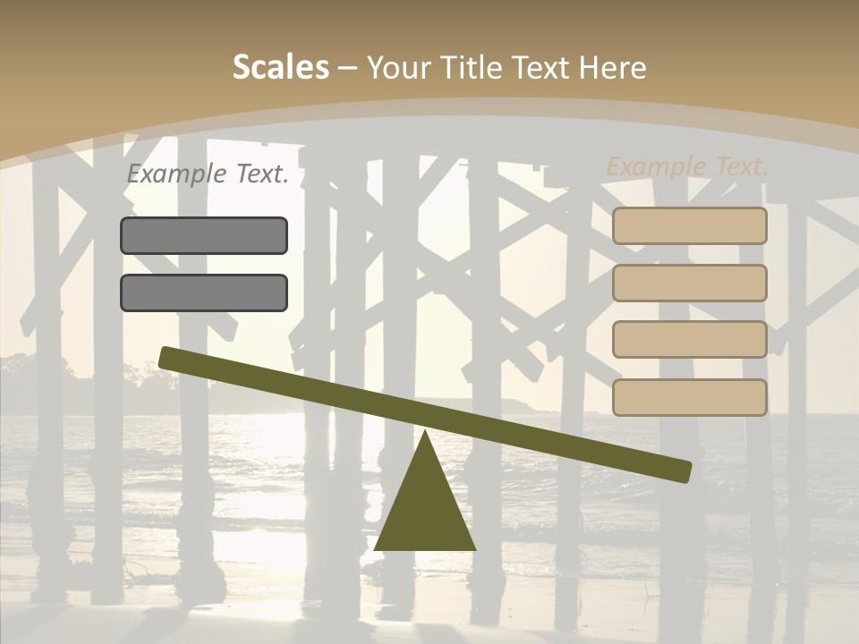 California Structure Outdoors PowerPoint Template