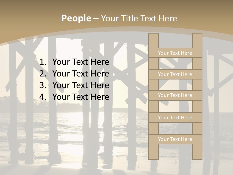 California Structure Outdoors PowerPoint Template