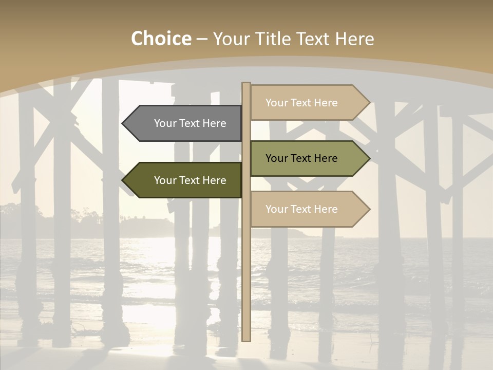 California Structure Outdoors PowerPoint Template