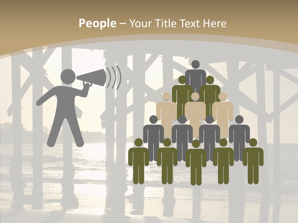 California Structure Outdoors PowerPoint Template