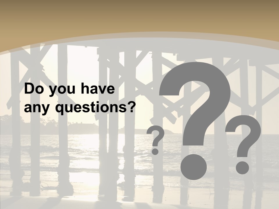 California Structure Outdoors PowerPoint Template