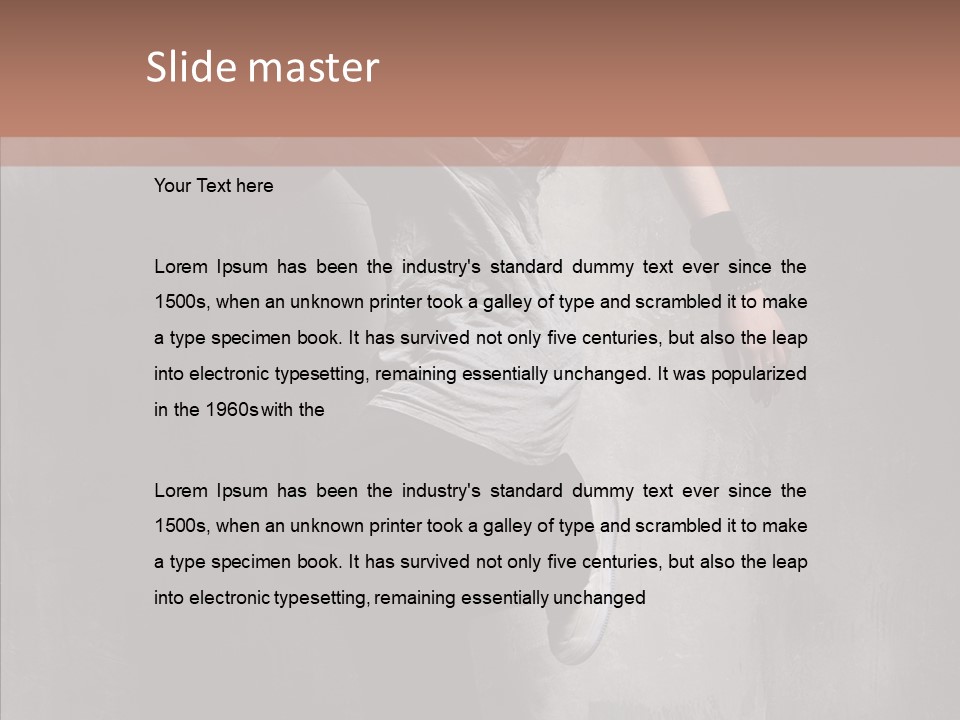 Motion Jeans Balance PowerPoint Template