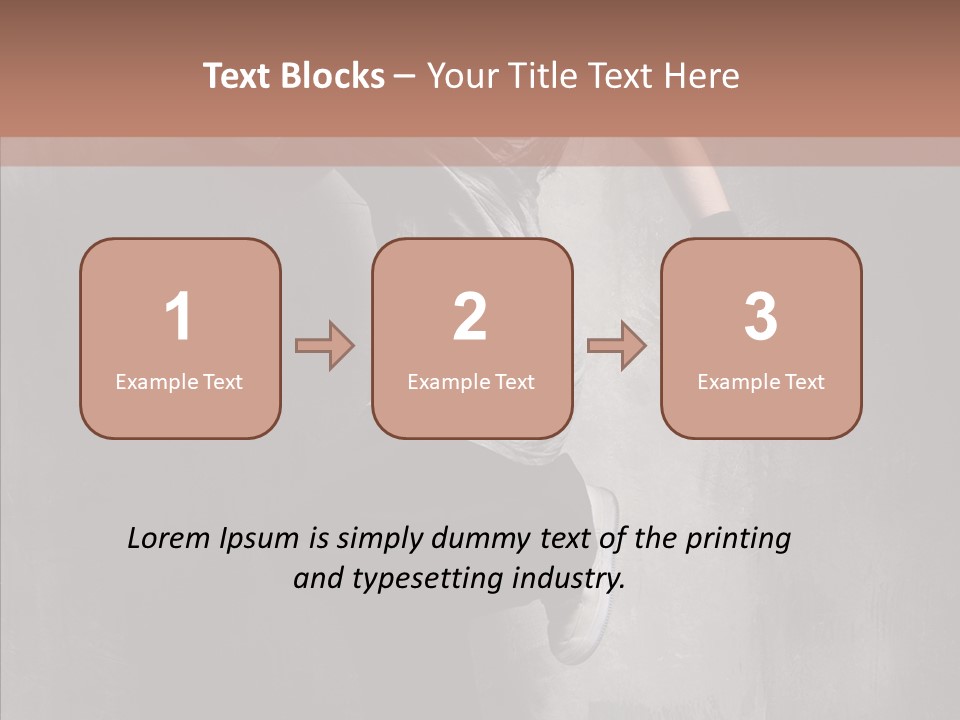 Motion Jeans Balance PowerPoint Template