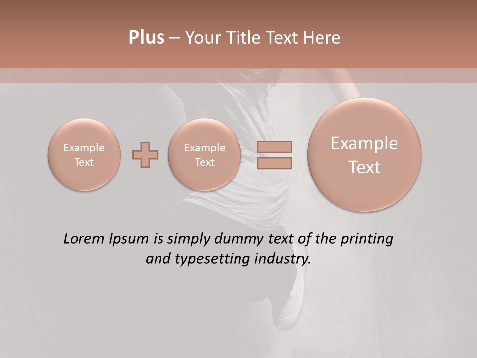 Motion Jeans Balance PowerPoint Template