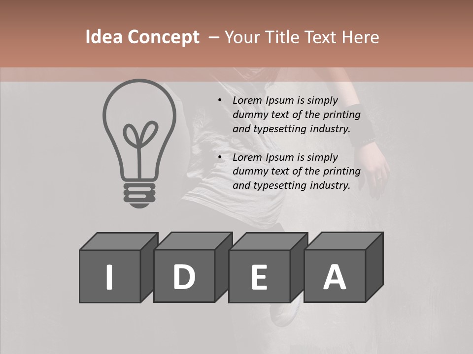 Motion Jeans Balance PowerPoint Template