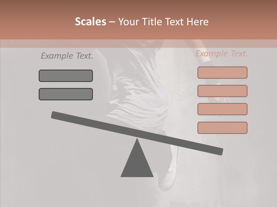 Motion Jeans Balance PowerPoint Template