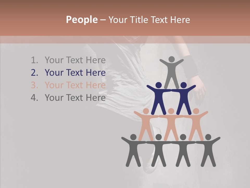 Motion Jeans Balance PowerPoint Template