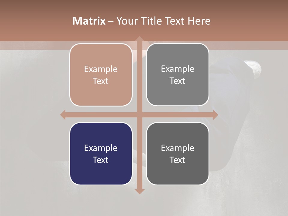 Clothing Female Pose PowerPoint Template