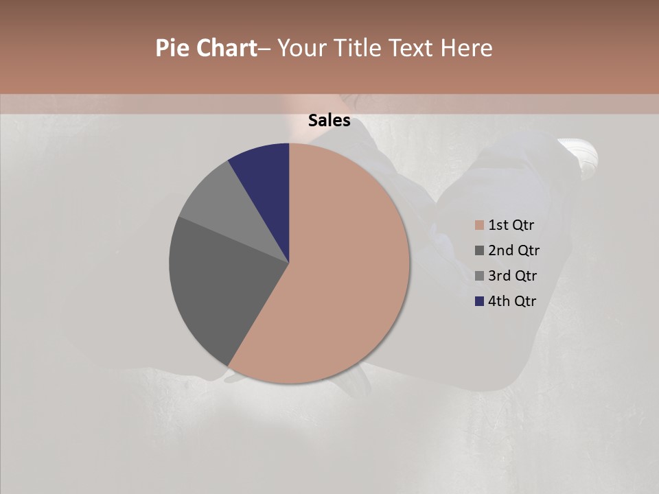 Clothing Female Pose PowerPoint Template