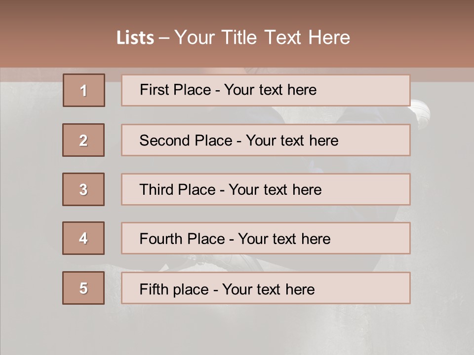 Clothing Female Pose PowerPoint Template