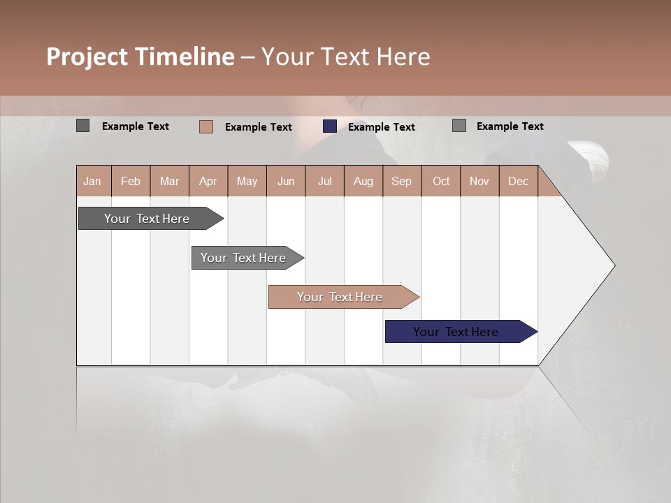 Clothing Female Pose PowerPoint Template
