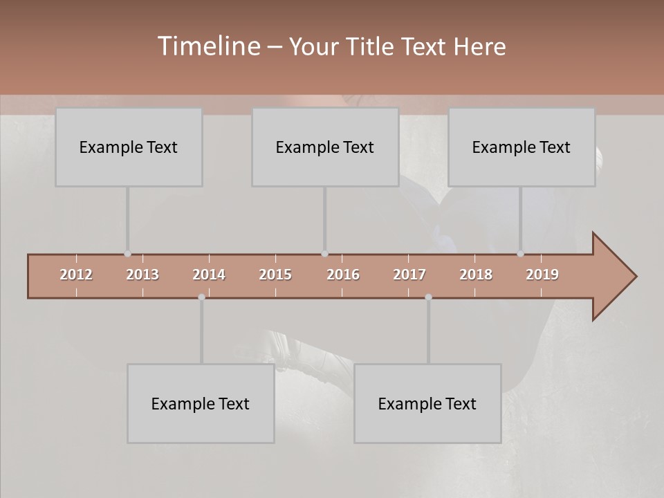 Clothing Female Pose PowerPoint Template