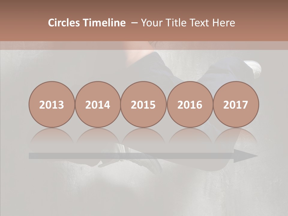 Clothing Female Pose PowerPoint Template