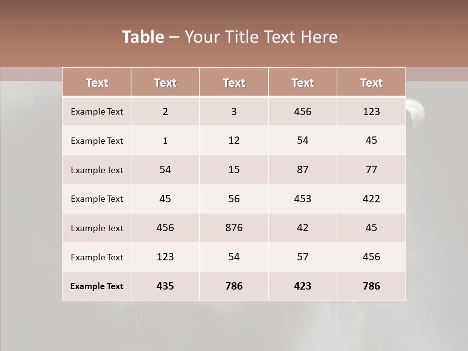 Clothing Female Pose PowerPoint Template