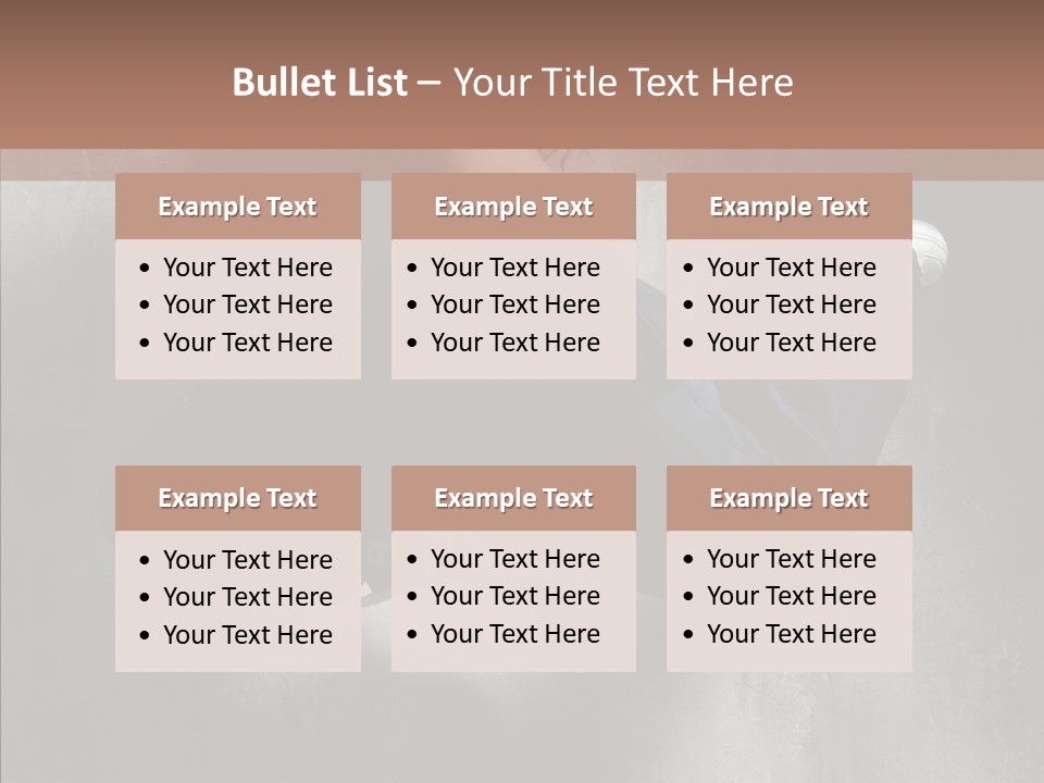 Clothing Female Pose PowerPoint Template