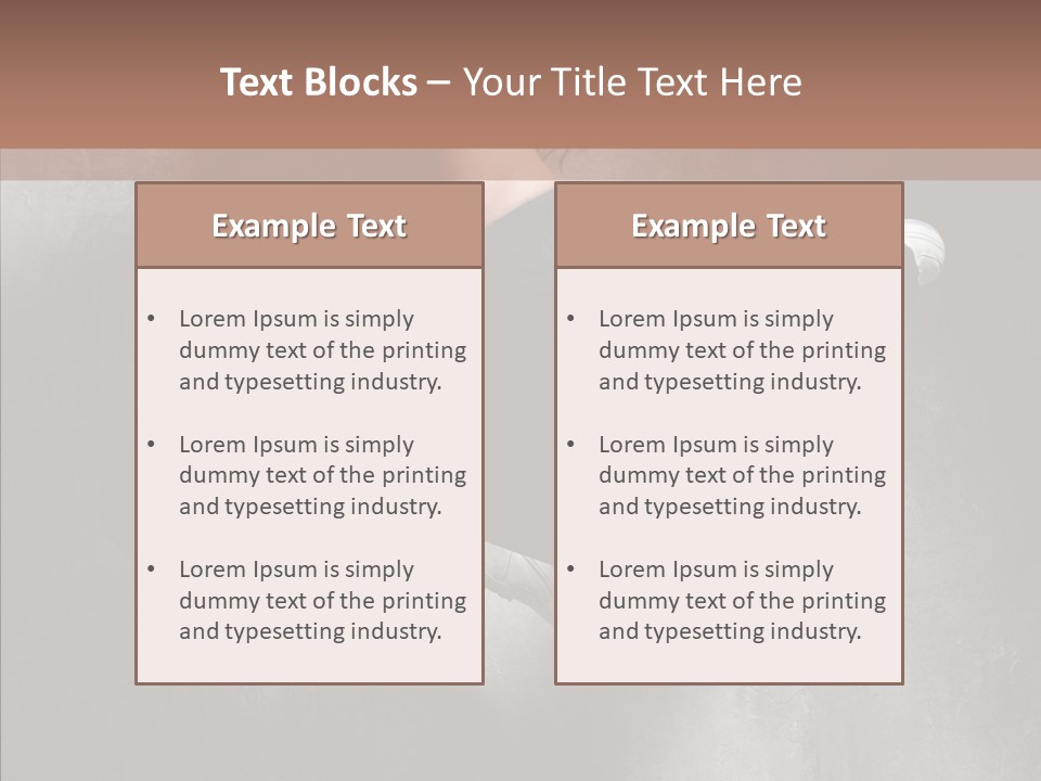 Clothing Female Pose PowerPoint Template
