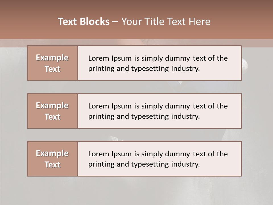Clothing Female Pose PowerPoint Template