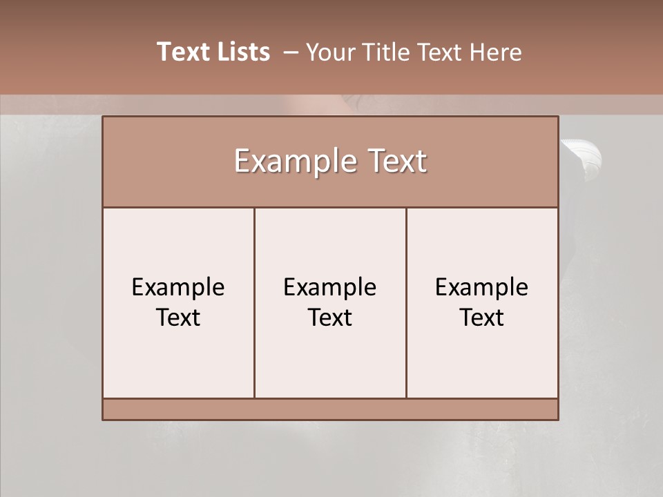 Clothing Female Pose PowerPoint Template
