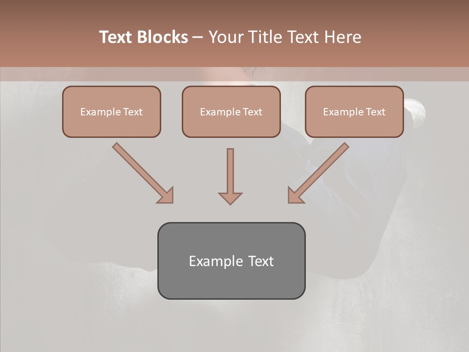 Clothing Female Pose PowerPoint Template
