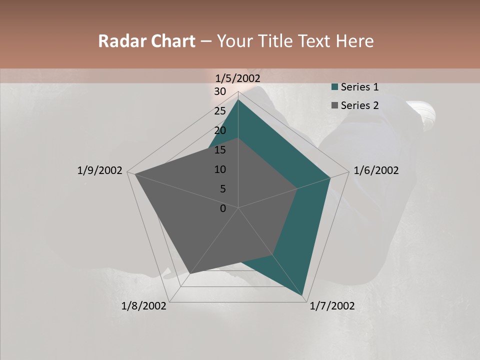 Clothing Female Pose PowerPoint Template