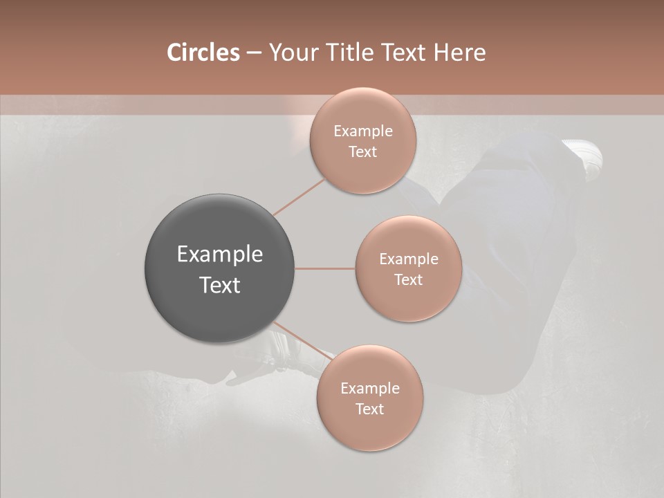 Clothing Female Pose PowerPoint Template