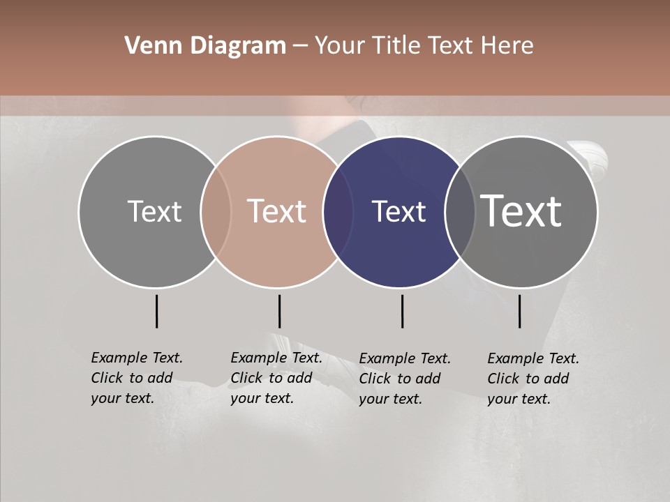 Clothing Female Pose PowerPoint Template