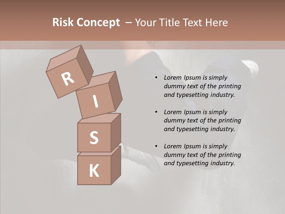 Clothing Female Pose PowerPoint Template