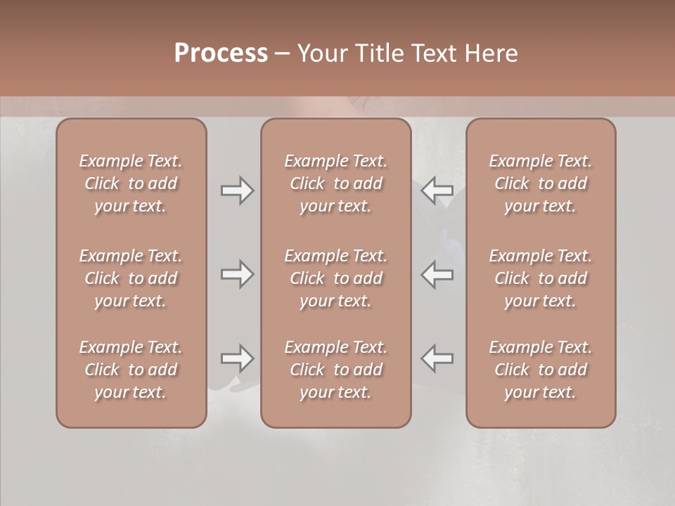 Clothing Female Pose PowerPoint Template