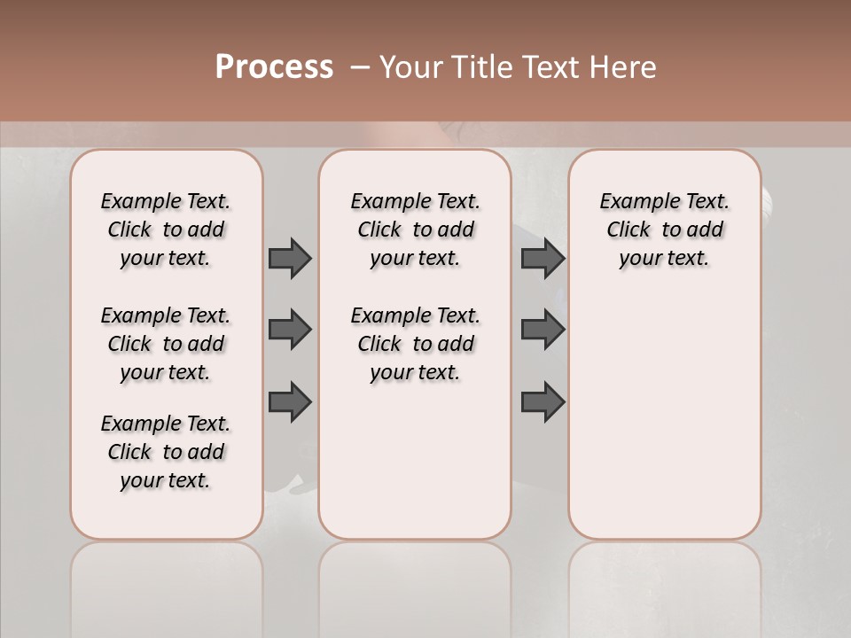 Clothing Female Pose PowerPoint Template