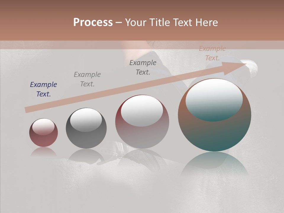 Clothing Female Pose PowerPoint Template